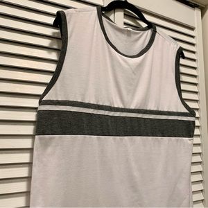 Shein White Stripe Tank